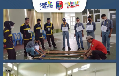Pelantikan dan Pengukuhan PMR Wira SMKN Manonjaya 2022