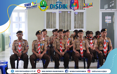 Dokumentasi Dokumentasi Pelantikan Dewan Ambalan Pramuka SMKN Manonjaya
