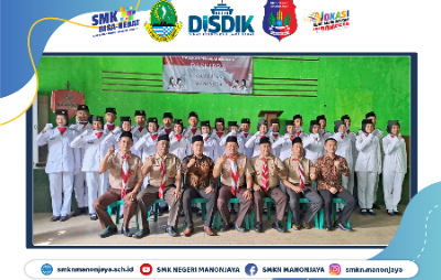 Pengukuhan Pasukan Pengibar Bendera Pusaka Kecamatan Manonjaya Tahun 2022
