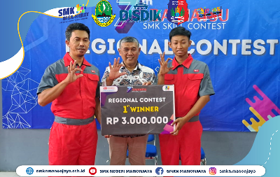 SMK Negeri Manonjaya Menjadi Juara 1 Daihatsu SMK Skill Contest Regional JABAR DKI