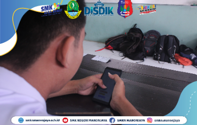 Dokumentasi Kegiatan Ujian Sekolah Berbasis Website di SMK Negeri Manonjaya