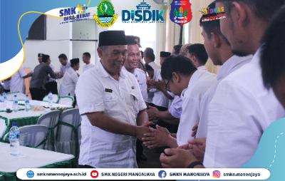 Dokumentasi Halal Bihalal Keluarga Besar SMK Negeri Manonjaya