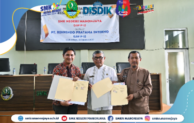 Penandatanganan Kesepakatan Kerjasama PT Rekhindo Pratama Intekno dan SMKN Manonjaya